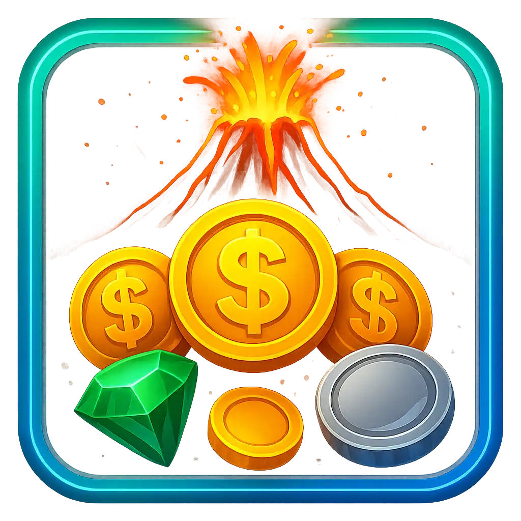 3 Coin Volcanoes slot game thumbnail